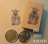 P63 Yoda miniature rubber stamp