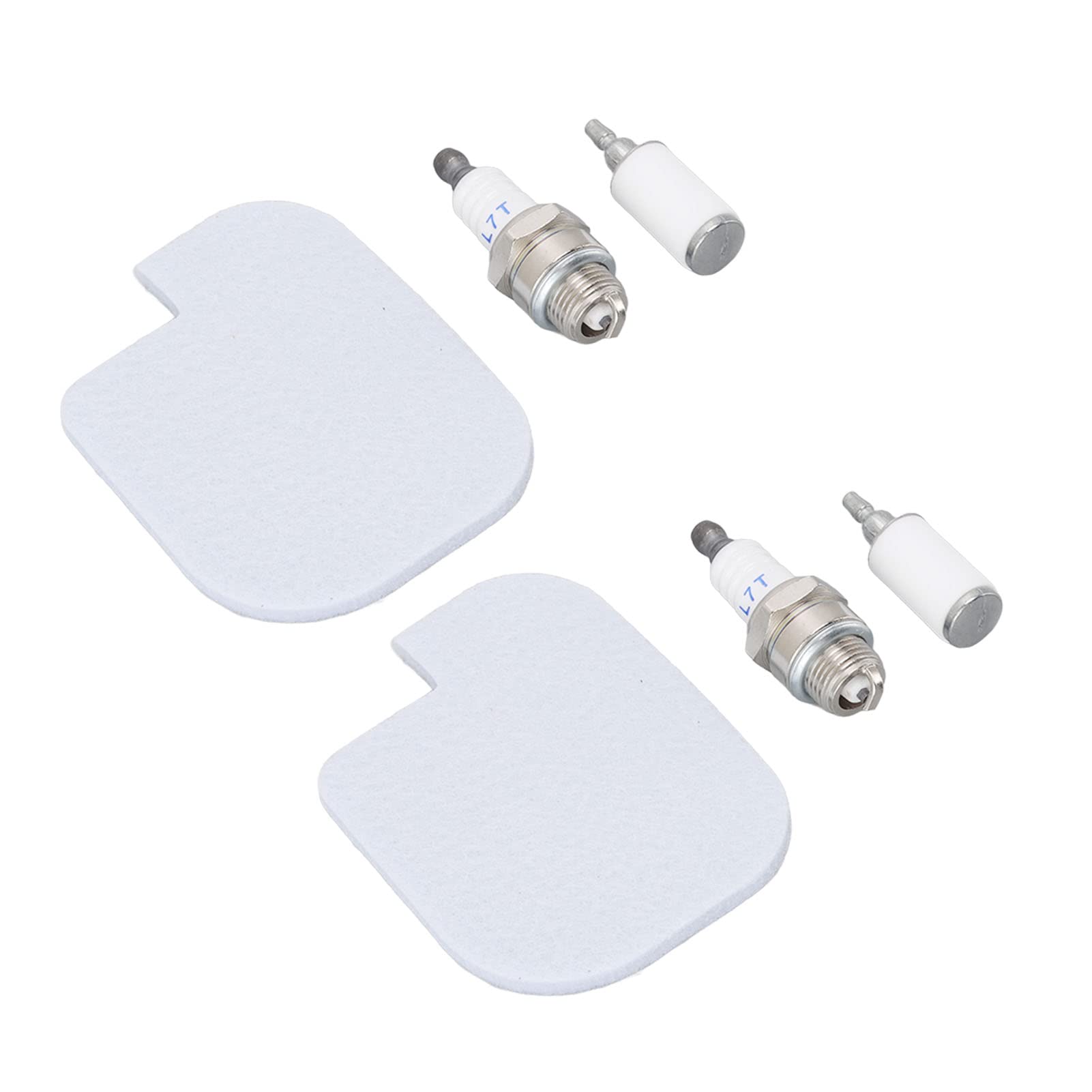 Mumusuki 2 Set Chainsaw Service Kit Sponge Portable Air Fuel Filter Spark Plug for McCULLOCH CS360T CS400T CS420T Chainsaws Accessories Garden Tools