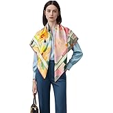 COtheSumay Cashmere-soft Mercerized wool Shawl Pashmina Lightweight Travel Wrap & Evening Scarf |Office |Wedding