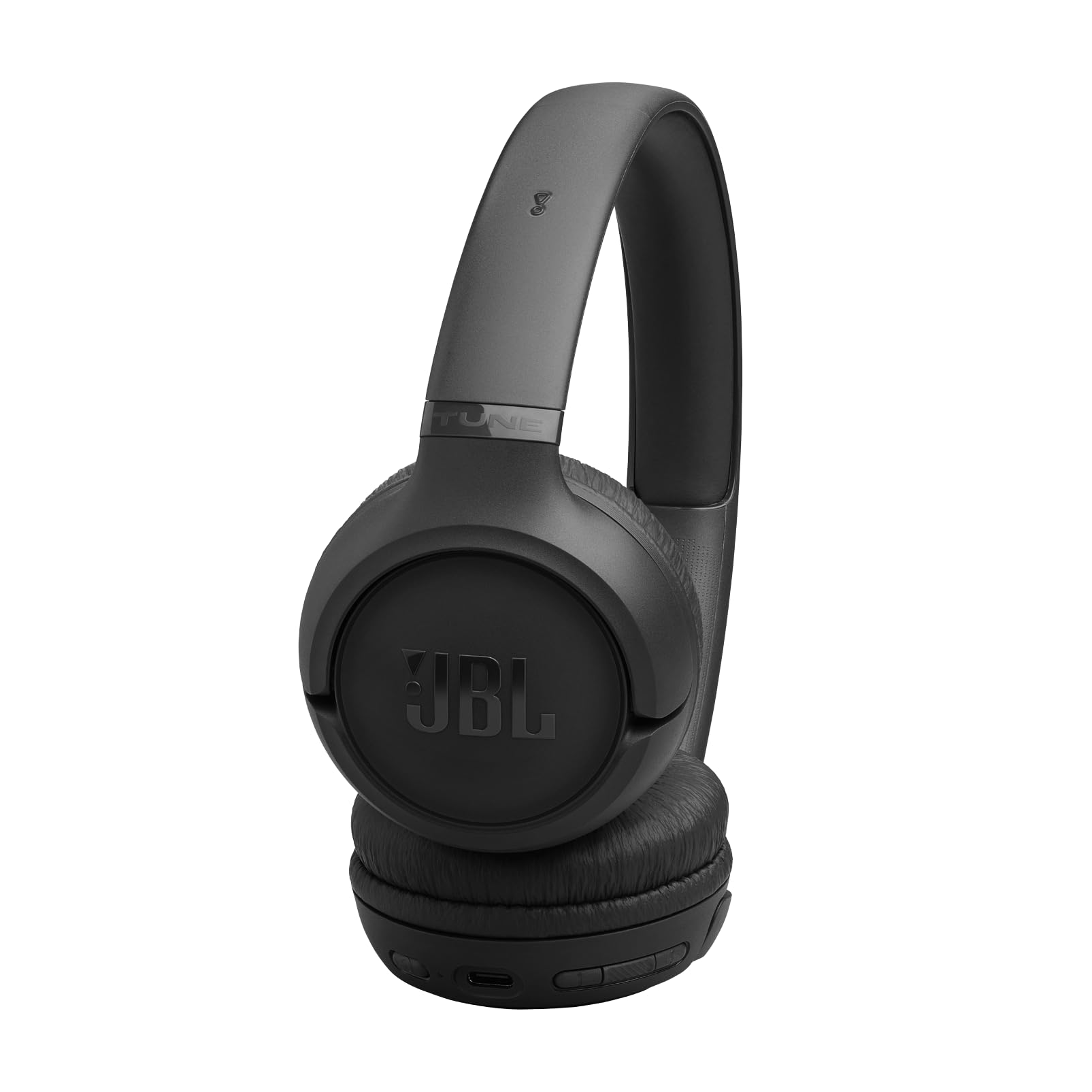 JBL Tune 530 BT Wireless On-Ear Kopfhörermit JBL Pure Bass Sound, Bis zu 76 Stunden Musikwiedergabe, Bluetooth 6.0, leichtem, faltbarem Design, Google Fast Pair, Microsoft Swift Pair,Schwarz 2