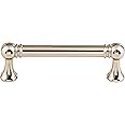 Top Knobs TK802PN Serene Collection 3-3/4" Kara Pull, Polished Nickel