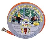 Dramm 17032 ColorStorm Premium Rubber Garden Hose, 1/2" x25', Orange