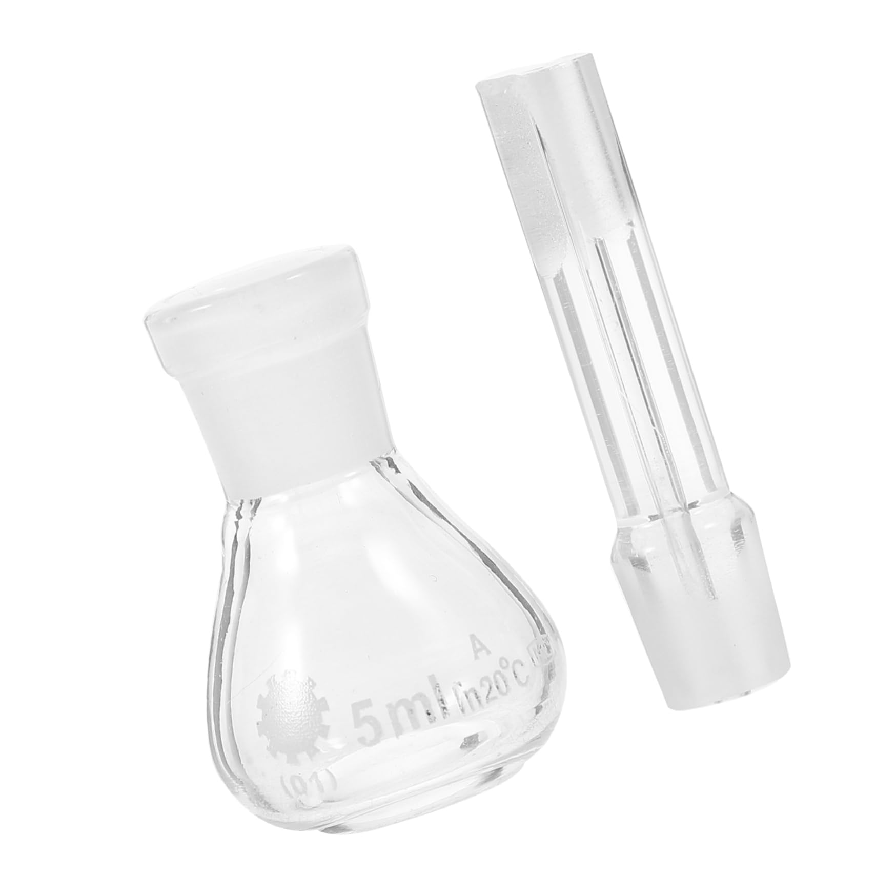 CIYODO Small Bottle Liquids Glass Pycnometer Empty