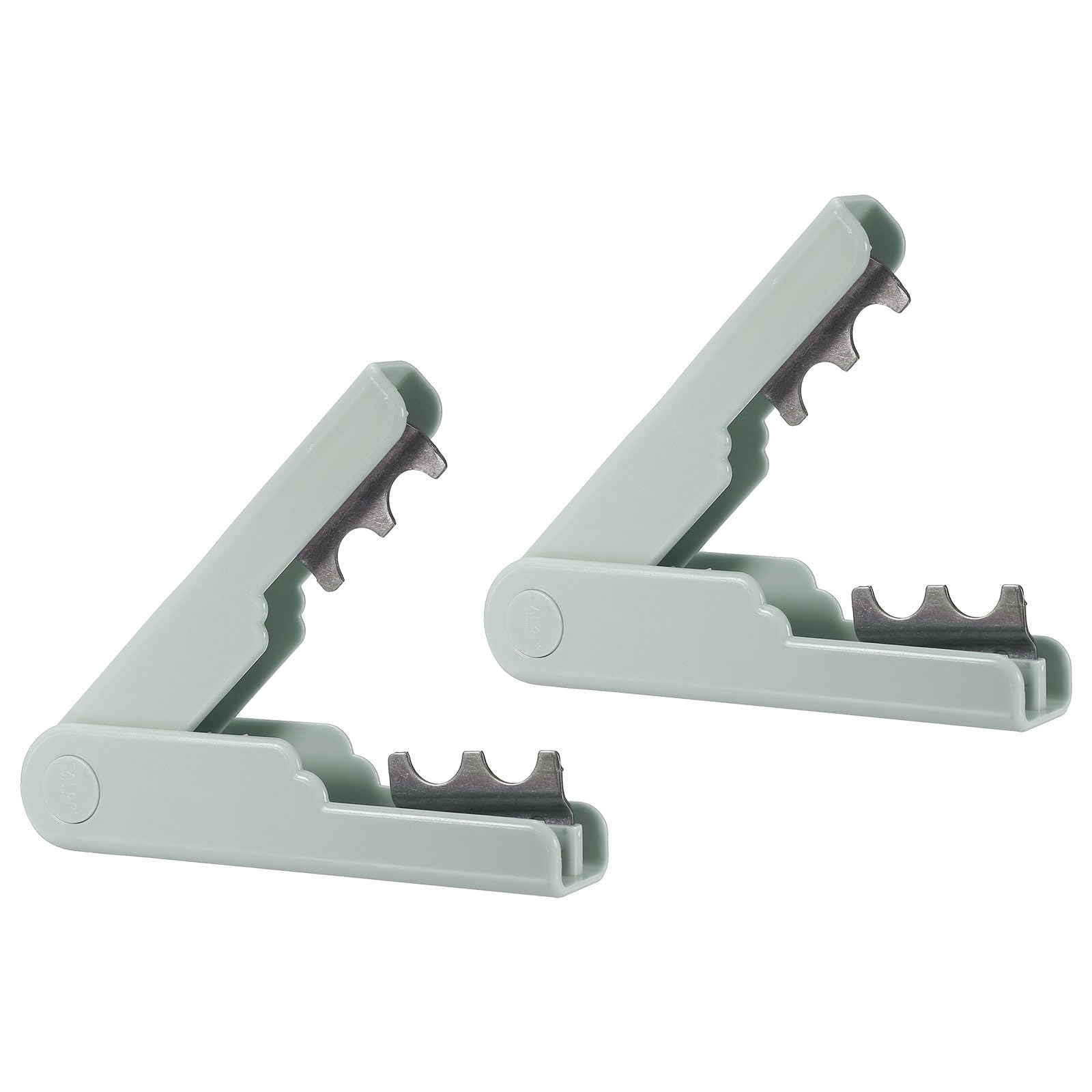 PATIKIL Rose Thorn Stripper Tool, 2Pack Metal Thorn Remover Tools Rose Stem Leaf Thorn Stripper for Rose Flower Floral Arrangement, Grey