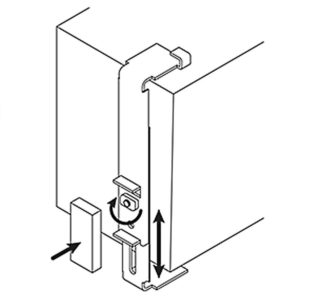 Set Support Latéral Tringle Pour Caisson Volet Roulant Blanc