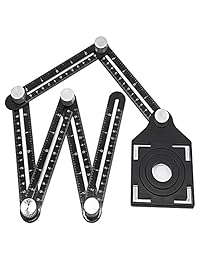 Regla de ajuste de ángulo multiángulo mejorada, herramienta de plantilla multiángulo, ángulo mágico, ángulo de trabajo sólido, copiadora de ángulo, formas, plantillas instantáneas