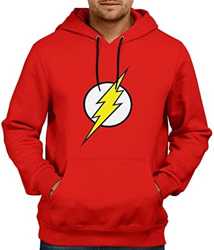 Inferno Flash-Hoodie | Mens Hoodies Hoodies for Mens | Flash Winter Hoodie Sweatshirt Red Color