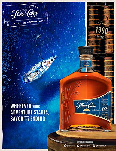 Flor de Caña Rum 12 Jahre 40% (1x 0,7 l) – Bild 7