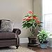 GTidea 3.3 Feet Artificial Tree Anthurium Flowers Decorative Silk Plants Home Office Arrangements Indoor Outdoor Greenery Decor