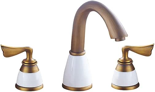 Grifo de la cocina moderna Todo Cobre desgarro de tres orificios Grifo