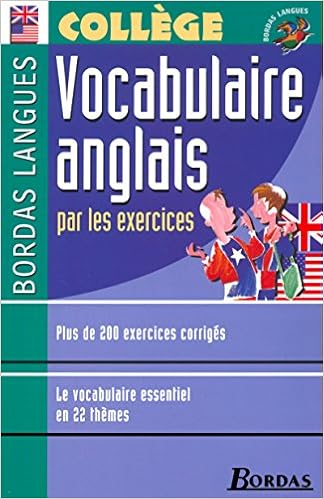 Amazon Fr Bordas Langues Vocabulaire Anglais Par Les Exercices College Bordas Langues Livres