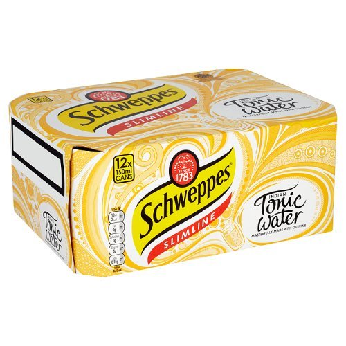 Schweppes tonic Water slimline Mini can 12pk 12x 150ml #2 (5017726120726)