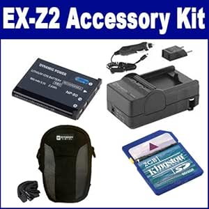 Amazon.com: Casio Exilim EX-Z2 Digital Camera Accessory Kit includes