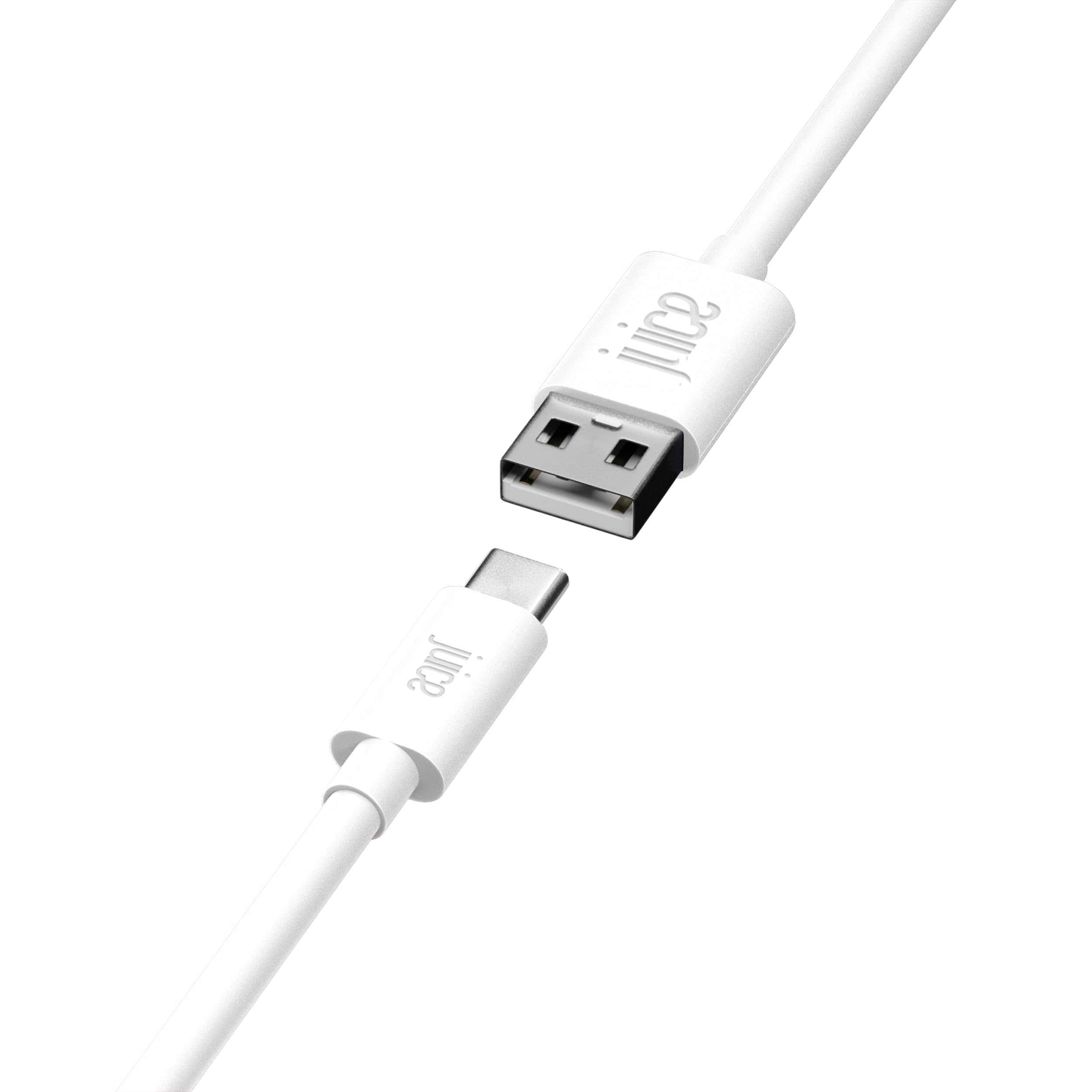 Juice USB Type C 3m Charger and Sync Cable for Samsung Galaxy S20, S10, S9, S8, S20 Plus, Huawei P30, P20, Sony, Apple Ipad 2020, Pro 2020, Air 2020 - White