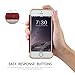 iPhone SE Case,Minimalism 3 in 1 Ultra Thin and Slim Hard Case Coated Non Slip Matte Surface with Electroplate Frame for Apple iPhone 5, iPhone 5S, iPhone SE -Red