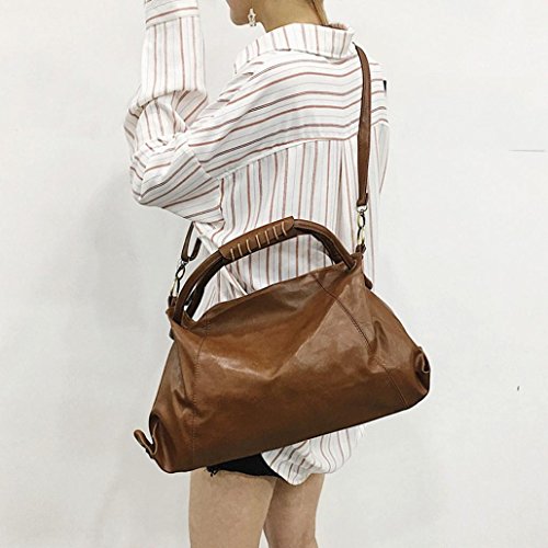 Women Handbag ,Todaies Woman Tote Casual Bags Crossbody Bag Hobos Bag Handbag Shoulder Bag 2018 (45cm(L)9cm(W)30cm(H), Brown)
