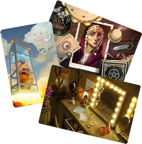 Asmodee Mysterium Park Board Game - Uncover Dark Secrets in a Charming Carnival Setting, Cooperative Mystery for Kids & Adults, Ages 10+, 2-7 Players, 28 Minute Playtime