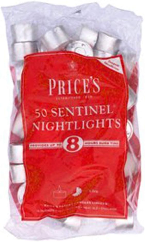 3X NightLights, 8 Hour Burn Time, Pack of 50, White