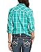 Ariat Women's Maverick Plaid Long Sleeve Snap Shirt Multi Medium