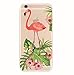 iPhone 6/6S Case,Blingy's® High Quality Flamingo Pattern Transparent Clear Flexible Soft Slim Rubber TPU Case for iPhone 6/6S-Retail Packaging (Exotic Flamingo)