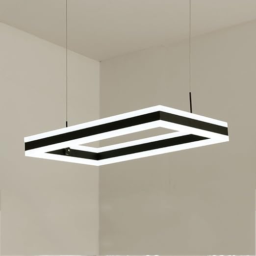 Kronleuchter, Pendelleuchte LED Rechteckige Kronleuchter