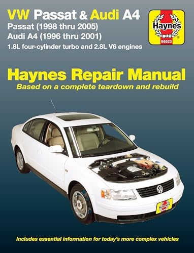 Audi A4 (02-08) Haynes Repair Manual (Does not include information