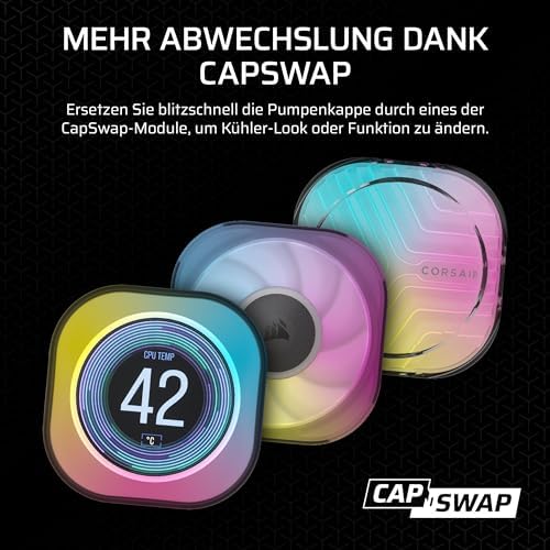 iCUE LINK TITAN 360 RX RGB Flüssig-CPU-Kühler – Schwarz