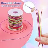 Alyvisun Rainbow Elastic String 1mm x 100m for Jewelry DIY Beads Bracelets view 2
