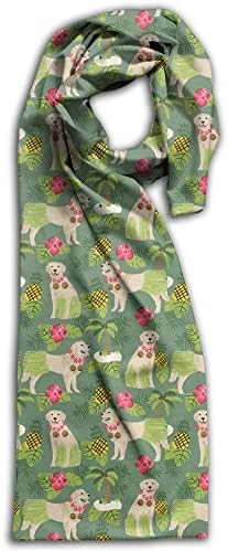 Golden Retriever Hula Dancer Repeat Winter Light Scarf Print Soft Warm Towel New Style Scarves Best Gift