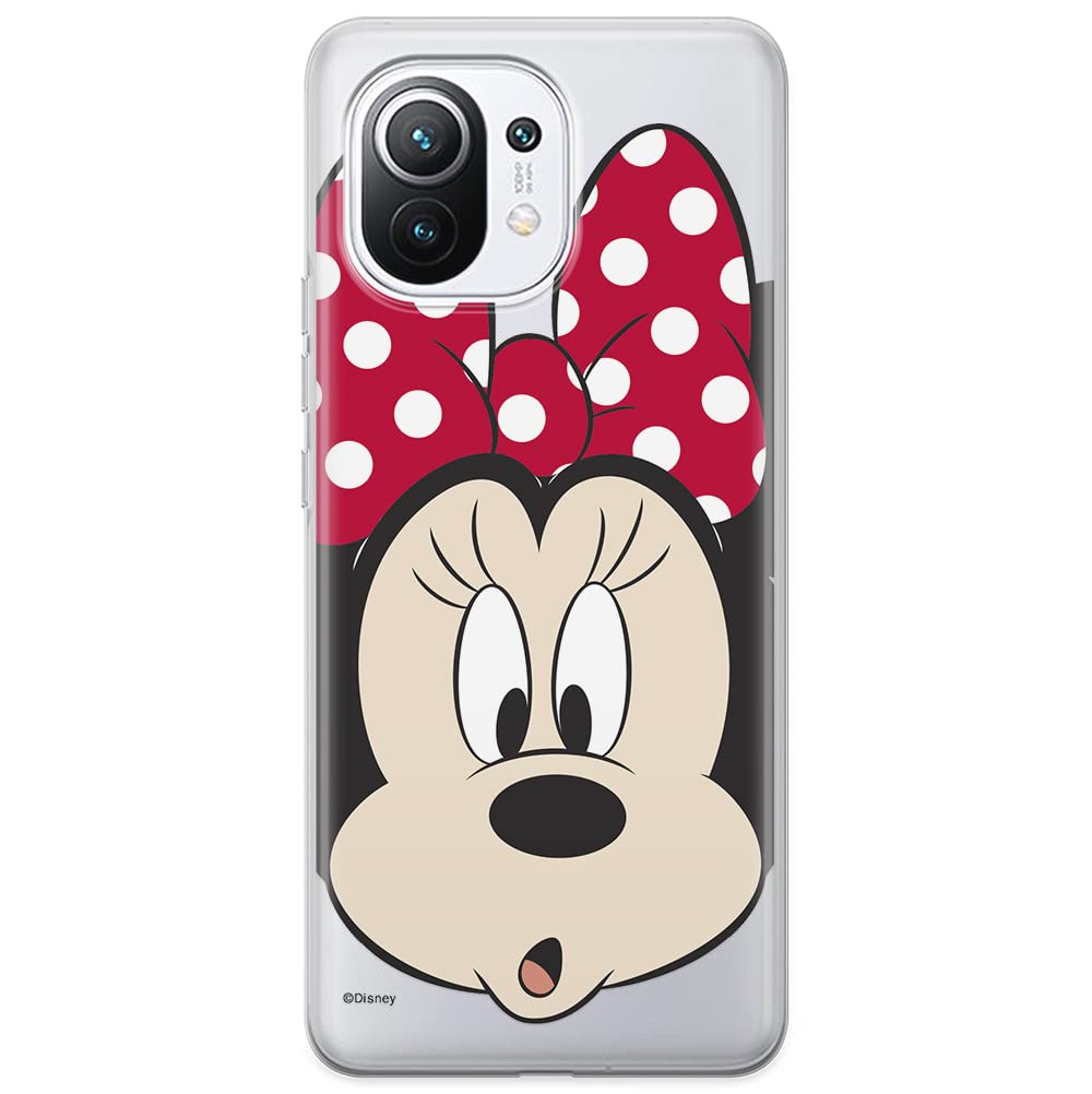 ERT GROUP mobile phone case for Xiaomi 11 original and officially Licensed Disney pattern Minnie 054 optimally adapted to the shape of the mobile phone, partially transparent