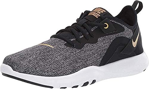 women's nike black and gold trainers
