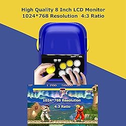RETRO STATION Capcom Arcade Console with 8 Inch LCD