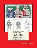 Secret Santa: Paper Doll - Coloring Book by Collette Renee Fergus