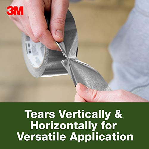 3M Basic Duct Tape, Silver Duct Tape for Bundle, Patch, Protect and