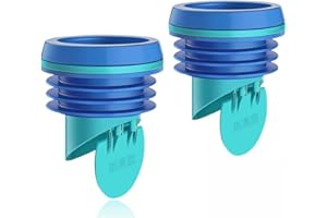 rumoe 2PC Toilet Flanges Wax Rings with Prevent Backflow Valve -Thick Wax Bowl Ring Fits 3.2-4In Waste Lines Easy Installatio