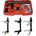Goplus Macpherson Strut Spring Compressor, Universal Interchangable Fork Coil Extractor Tool Set w/Case