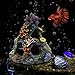 PINVNBY Coral Aquarium Decoration Fish Tank Resin Rock Mountain Cave Ornaments Betta Fish House for Betta Sleep Rest Hide Play Breedthumb 4