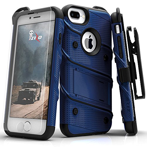 Iphone 7 plus case, zizo [bolt series] w/ free [iphone 7 plus scr…
