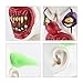 Halloween Horrific Demon Adult Scary Clown Masks Cosplay Props(Green Flame Clown)