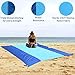 Outdoorsman Lab Sand Free Beach Blanket | Water Repellant Sand Proof Beach Mat | 10’x9′ Parachute Nylon for Picnics, Camping, Concerts | 6 Sand Pockets, 4 Pegs, Carrying Bag & Strapthumb 4