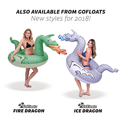51k578oZLrL - GoFloats Unicorn Pool Float Party Tube &ndash; Inflatable Rafts, Kids &amp; Adults