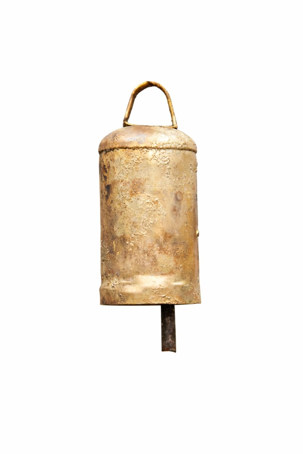 Six 4 inches high Rounded Top Tin Bells with Metal Striker Bell Chime Rounded Top