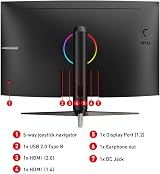 MSI Optix AG321CR 31.5" FHD 165Hz 1ms Curved VA Gaming Monitor 1500R FreeSync view 7