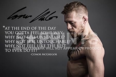 Conor McGregor Poster Foto 12 x 8 unterzeichnet PP MMA Fighter Autograph Print Perfekte Geschenk Sammlerstück