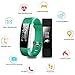 Letsfit Fitness Tracker HR, Activity Tracker Watch with Heart Rate Monitor, IP67 Water Resistant Smart Bracelet with Calorie Counter Pedometer Watch for Smart Phone only for Kids Women Men