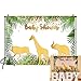 Mehofoto Safari Baby Shower Backdrop Gold Animals Step and Repeat Vinyl Background 7x5 Jungle Animal Photo Booth Backdrop for Cake Table Decorations