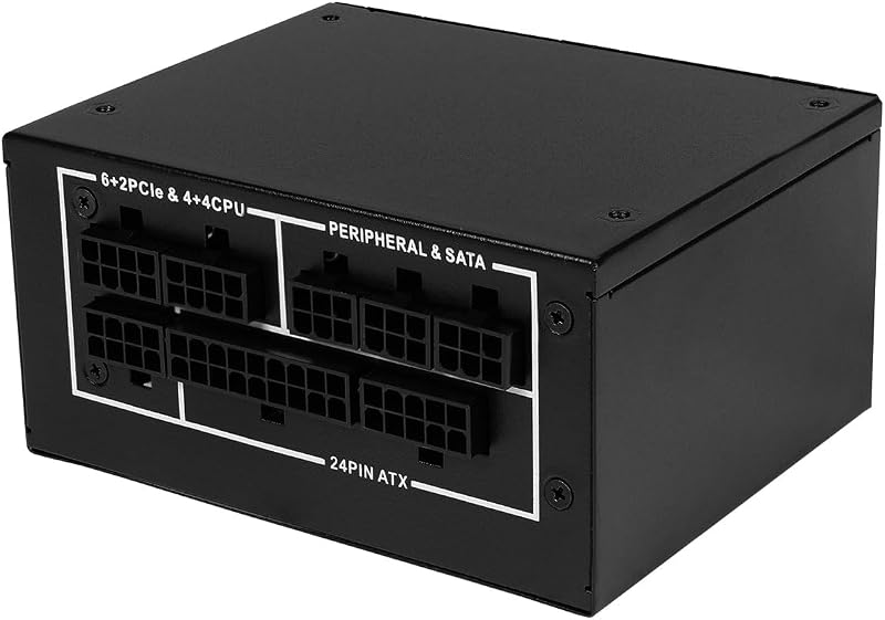 CWT CSN650M 650W SFX Fully Modular PSU 80 Plus Gold 2x 6+2 Pin PCIe Black