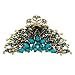 Fashion & Lifestyle Large Metal Alloy Hair Claw Jaw Clip for Women and Girls - Pretty Strong Clamp Non-Slip Barrette Hair Updo Grip Bath Accessories for Thick Hair, Blue