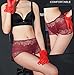 MWMart Women's Sexy Lace Panties High-Rise Tummy Control Lingerie Underwear Briefs Floral Lace Boy Shorts