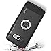 Galaxy A7 2017 Case, CoverON [RingCase Series] Modern Design Hard Protective Hybrid Phone Cover with Grip Ring for Samsung Galaxy A7 (2017 Version) A720 - Black